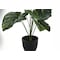 Monarch Specialties Artificial Plant, 24" Tall, Alocasia, Indoor, Faux, Fake, Table, Greenery, Potted, Real Touch I 9578 - alternate 3